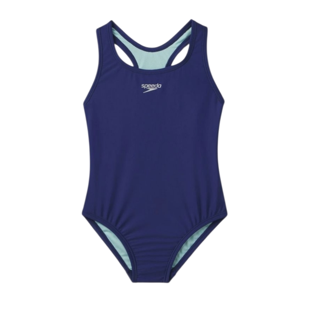 Speedo Racerback Navy One Piece Swimsuit Girls Size 10 New
